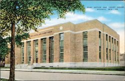Post Office and Court House, Wausau, WI Postcard