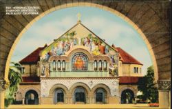 Memorial Church, Stanford University, Palo Alto Postcard