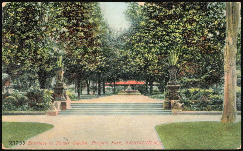 Entrance to Flower Garden, Prospect Park Brooklyn New York