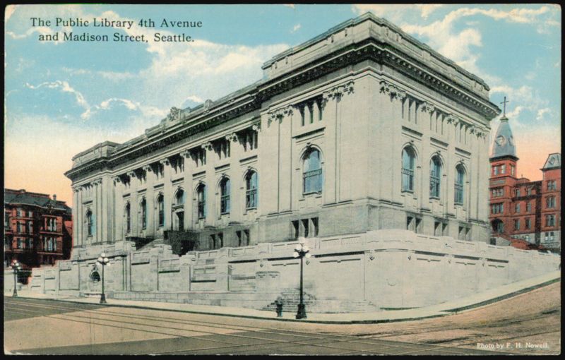 Public Library at 4th Avenue and Madison Street Seattle Washington