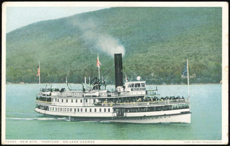 New Steamer Horicon on Lake George New York