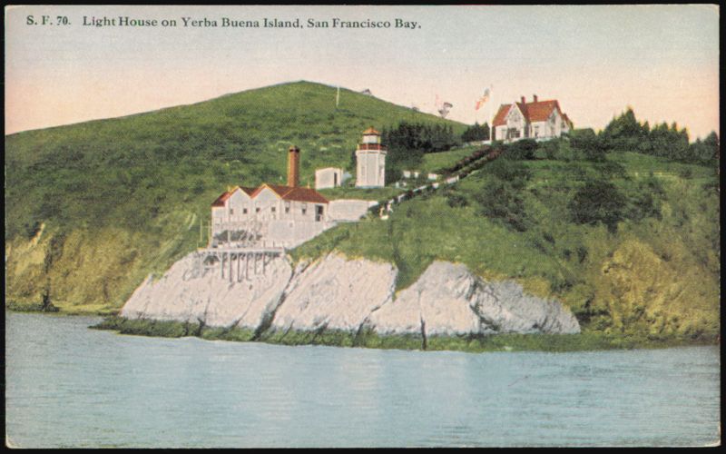Light House on Yerba Buena Island, San Francisco Bay California