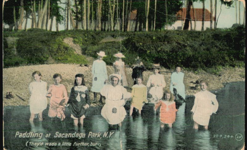 Paddling at Sacandaga Park, New York Women