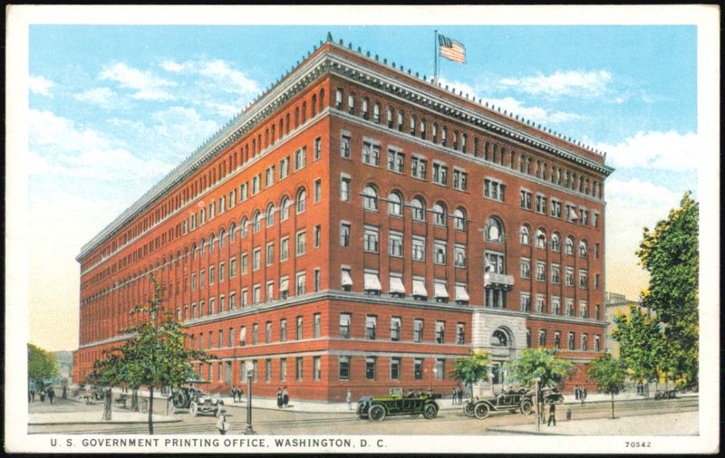 U.S. Government Printing Office, Washington, D.C. District of Columbia