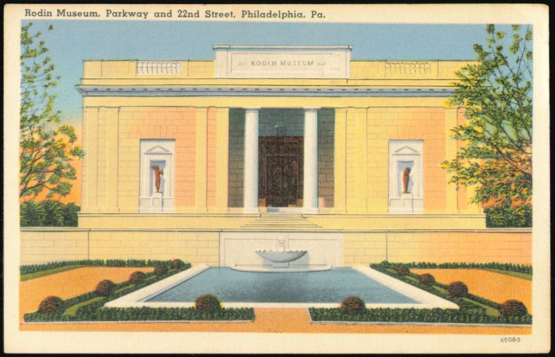 Rodin Museum, Parkway and 22nd Street Philadelphia Pennsylvania