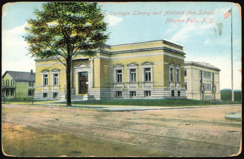 Carnegie Library and Ashland Avenue School Niagara Falls New York