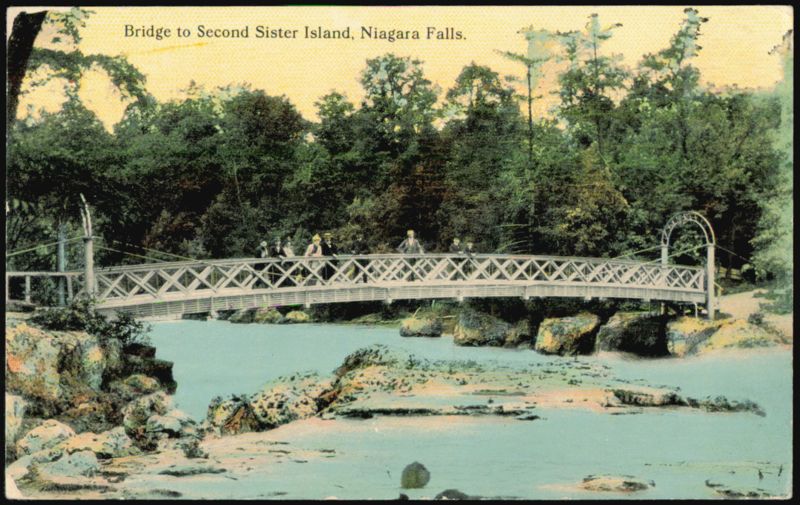 Bridge to Second Sister Island, Niagara Falls New York