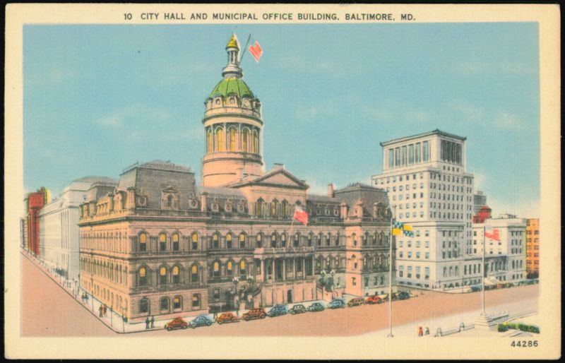 City Hall and Municipal Office Building Baltimore Maryland
