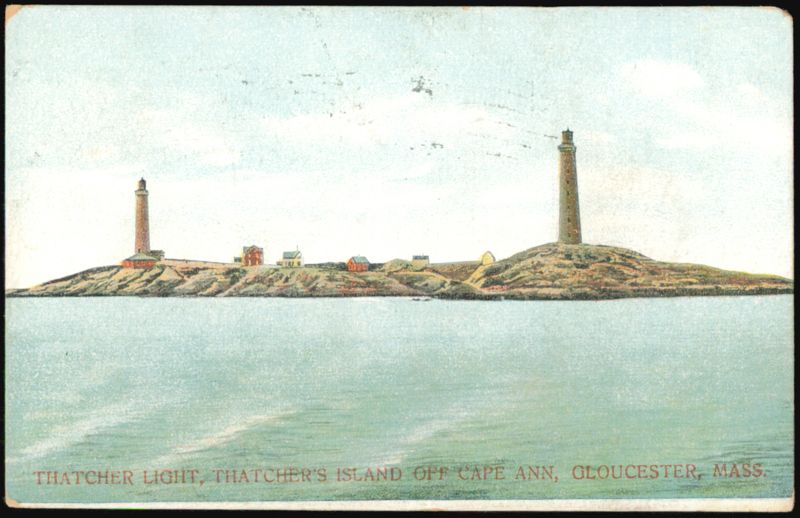Thatcher Light, Thatcher's Island Gloucester Massachusetts