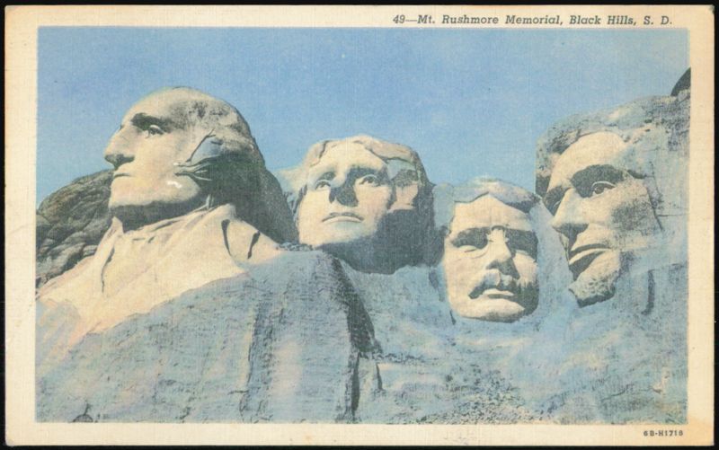 Mt. Rushmore Memorial, Black Hills Keystone South Dakota