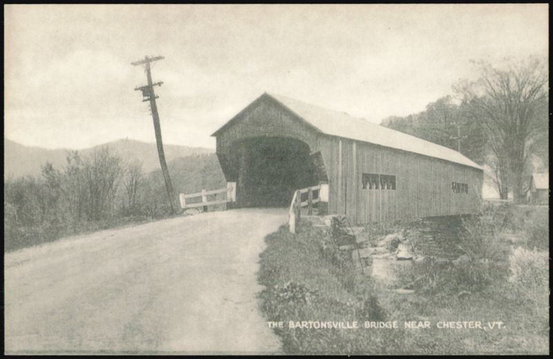 The Bartonsville Bridge near Chester, Vermont