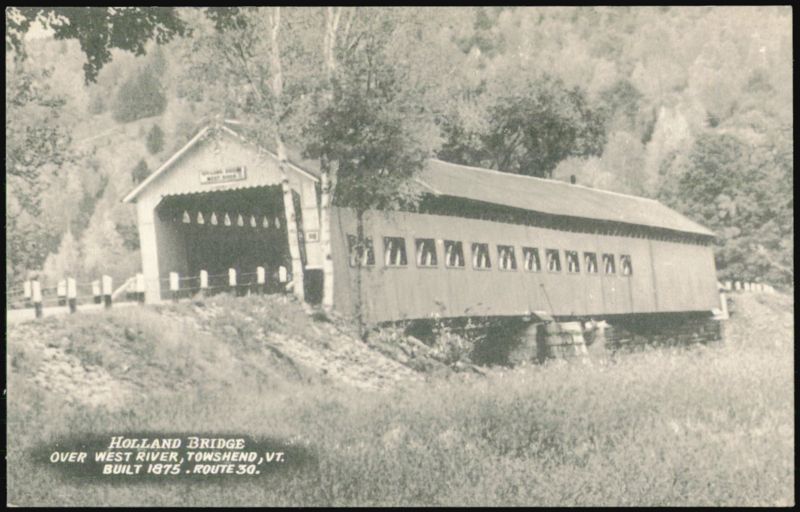 Holland Bridge over West River, Townshend, Vermont