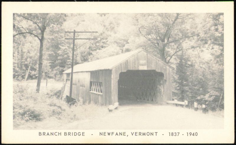 Branch Bridge, Newfane, Vermont