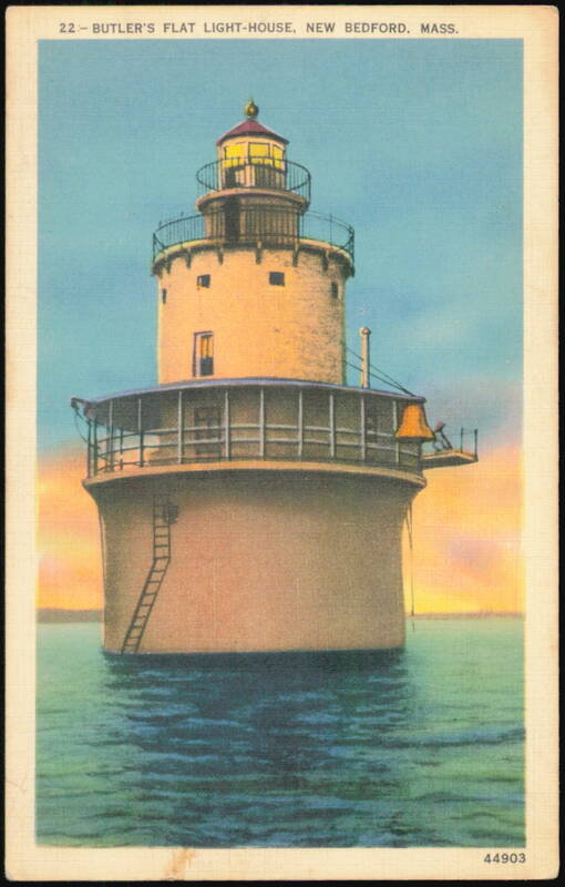 Butler's Flat Light-House, New Bedford, Massachusetts
