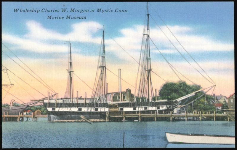 Whaleship Charles W. Morgan at Mystic Marine Museum Connecticut