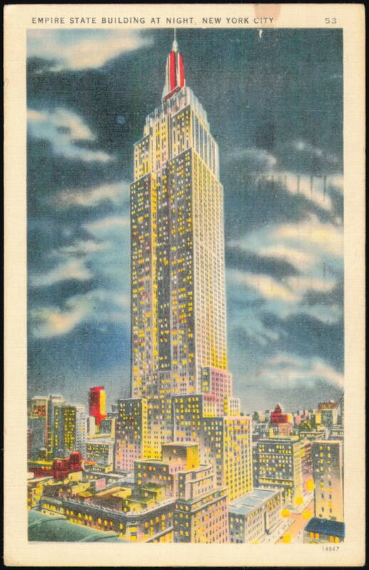 Empire State Building at Night New York City