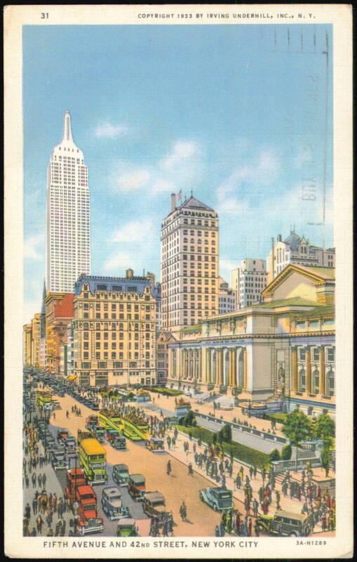 Fifth Avenue and 42nd Street, New York City