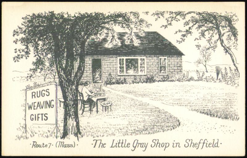 The Little Gray Shop in Sheffield, Route 7 Massachusetts