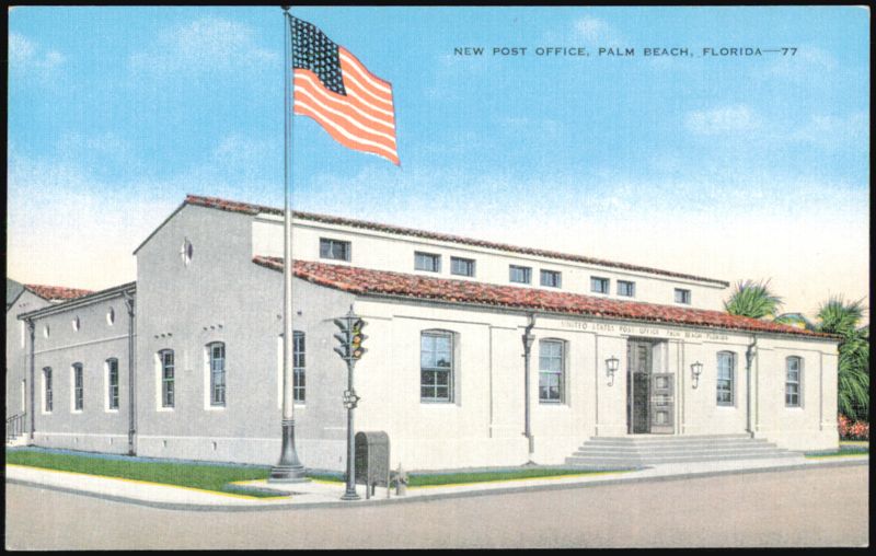 New Post Office Building, Palm Beach, Florida Sanderson