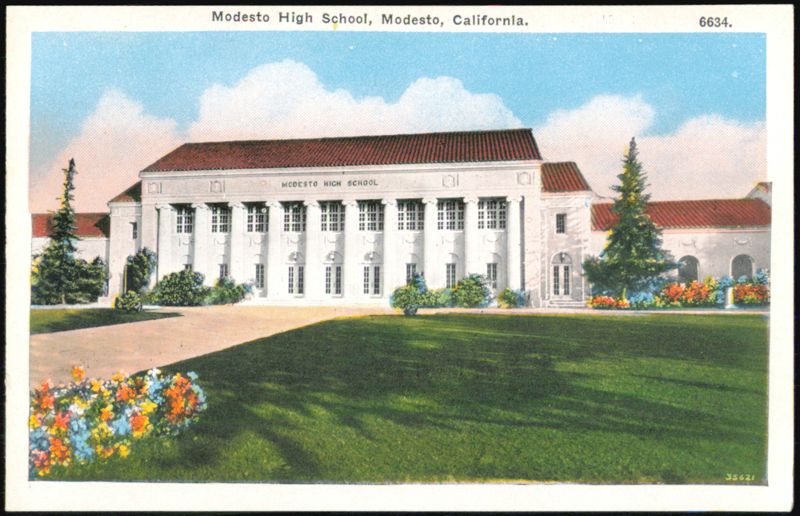 Modesto High School Building California