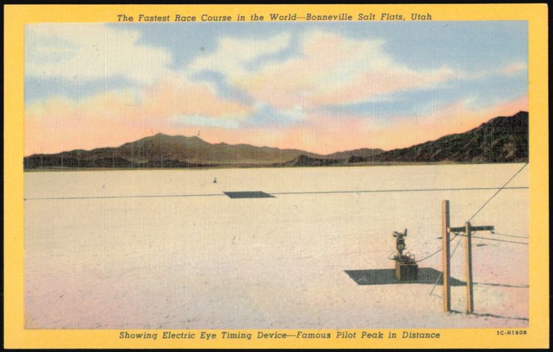 Bonneville Salt Flats Electric Eye Timing Device, Utah