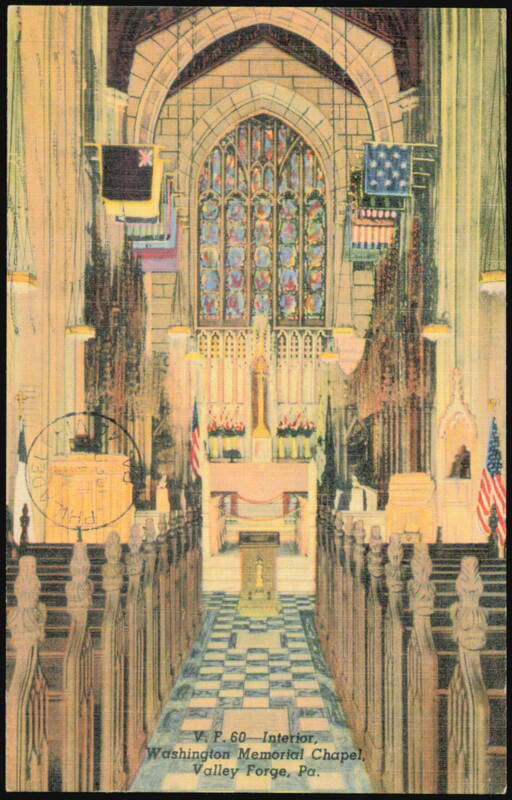 Washington Memorial Chapel Interior, Valley Forge Pennsylvania