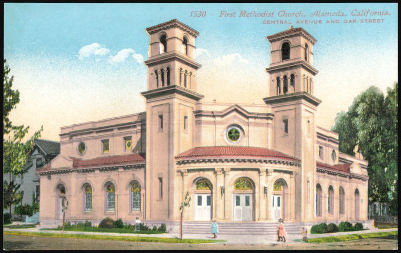 First Methodist Church, Central Avenue and Oak Street Alameda California