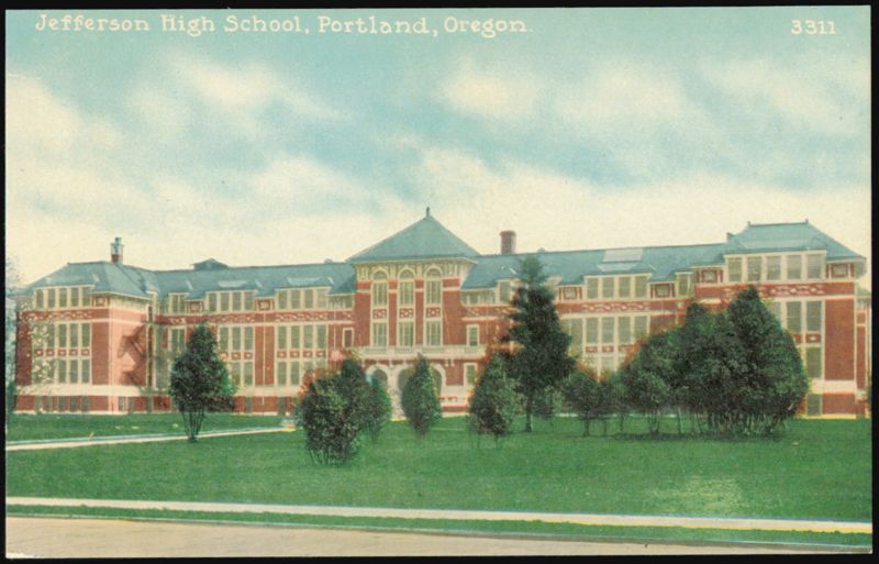 Jefferson High School Building Portland Oregon