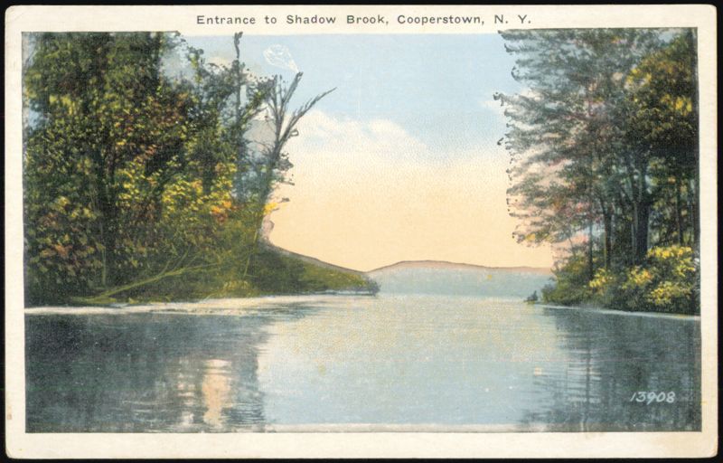 Entrance to Shadow Brook Cooperstown New York