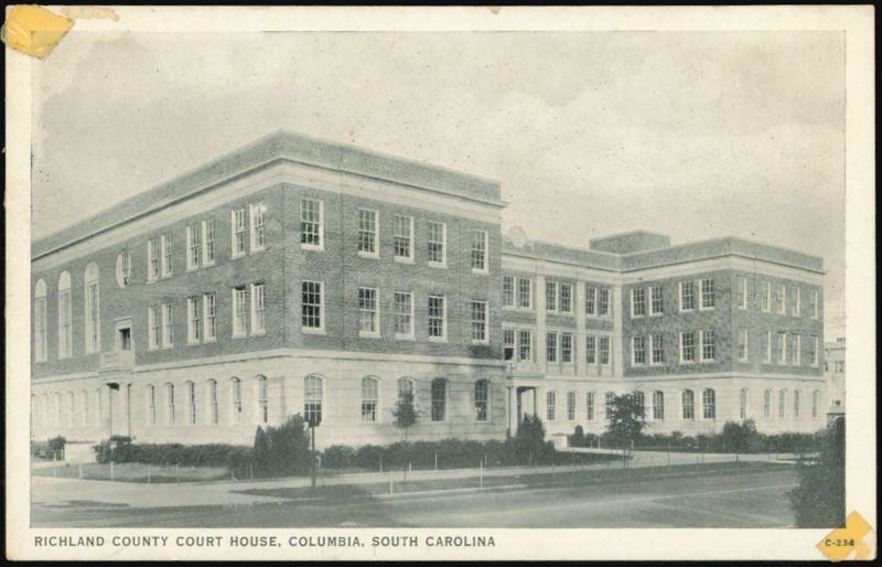 Richland County Court House Columbia South Carolina