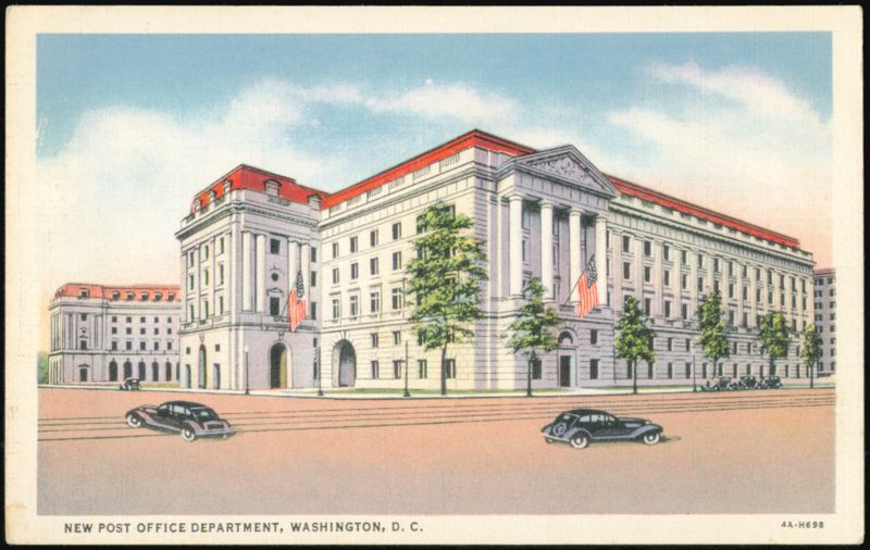 New Post Office Department Building Washington District of Columbia