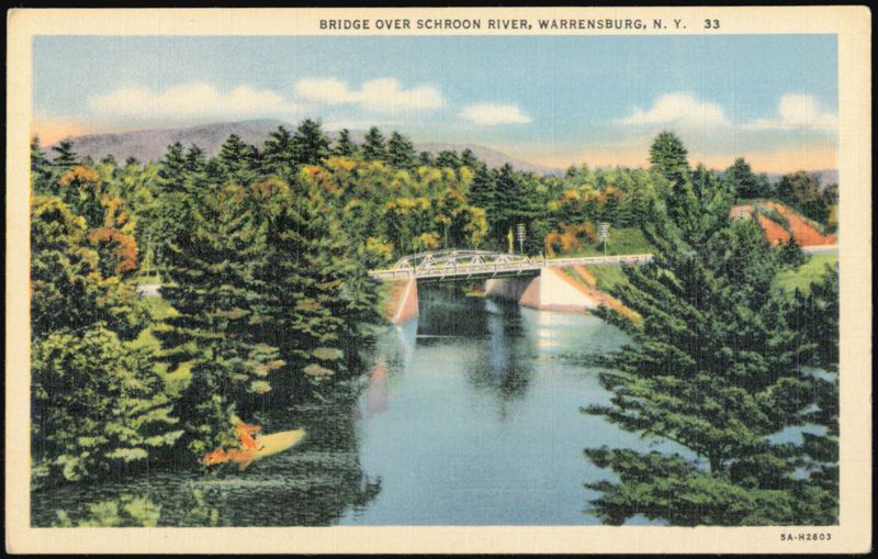Bridge Over Schroon River, Warrensburg, New York