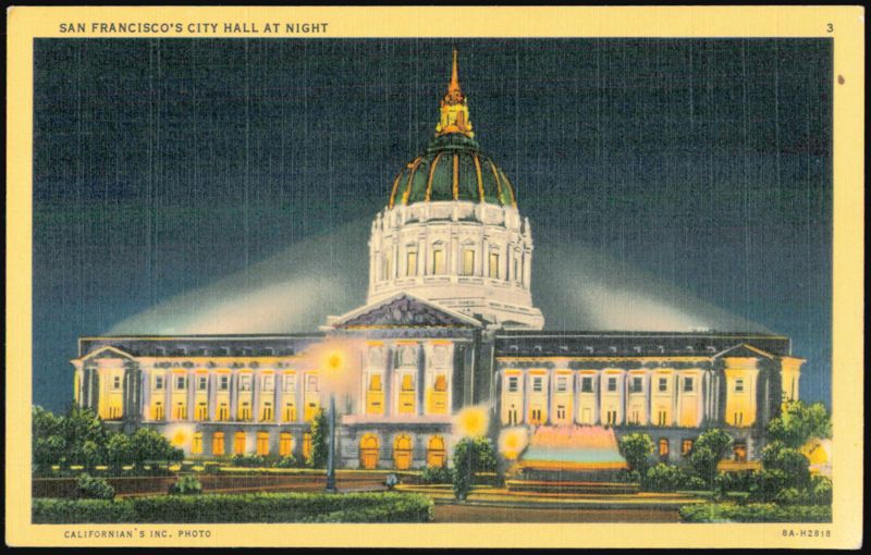 San Francisco City Hall at Night California