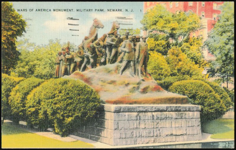 Wars of America Monument, Military Park Newark New Jersey