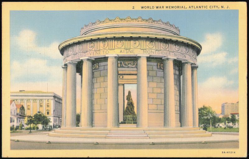 World War Memorial, Atlantic City New Jersey
