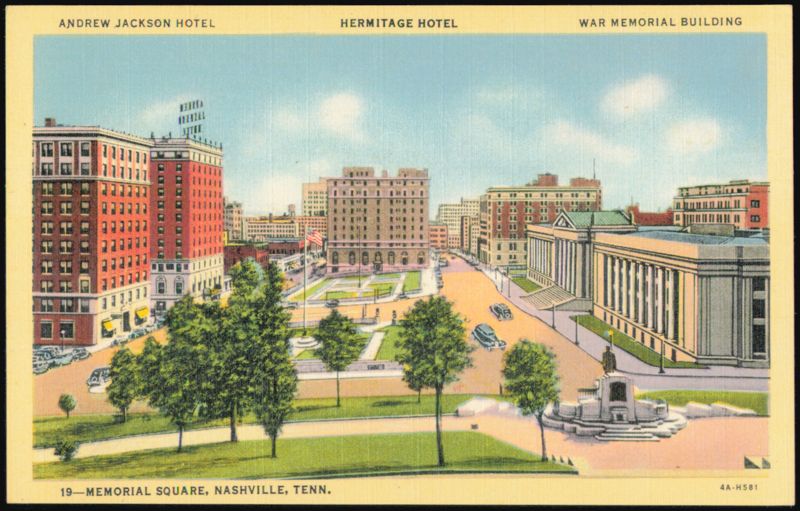 Memorial Square, War Memorial Building, Nashville Tennessee