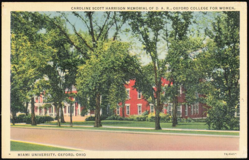 Caroline Scott Harrison Memorial, Oxford College for Women Ohio