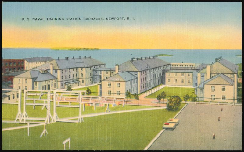 U.S. Naval Training Station Barracks Newport Rhode Island