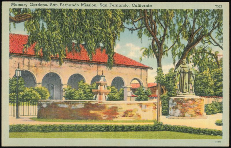 Memory Gardens, San Fernando Mission California