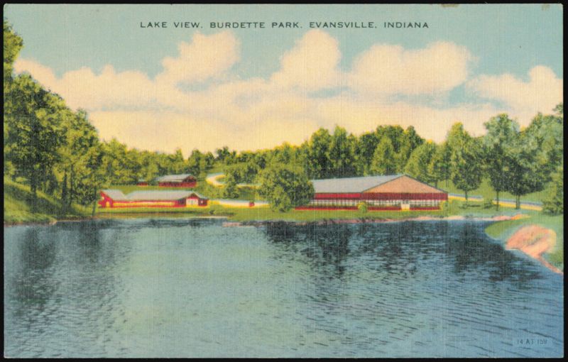 Lake View at Burdette Park, Evansville, Indiana
