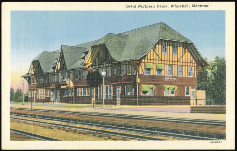 Great Northern Depot, Whitefish, Montana