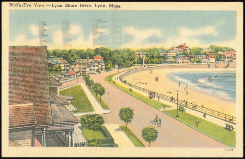 Bird's-Eye View of Lynn Shore Drive Massachusetts