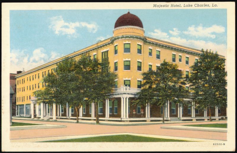 Majestic Hotel Building Lake Charles Louisiana