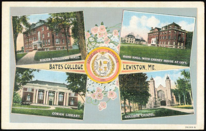 Bates College Campus Views, Lewiston, Maine