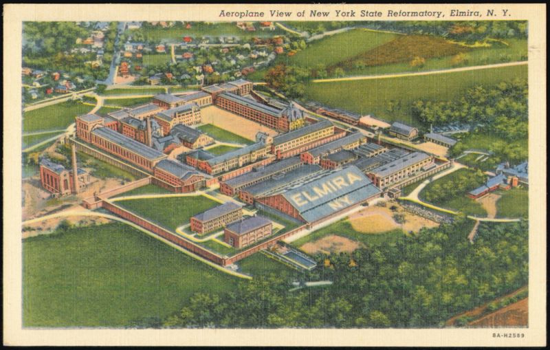 Aeroplane View of New York State Reformatory, Elmira