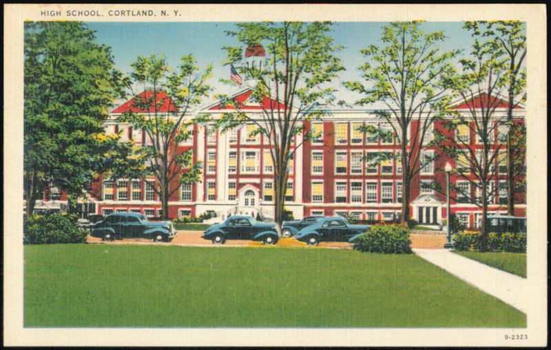 High School Building, Cortland, New York