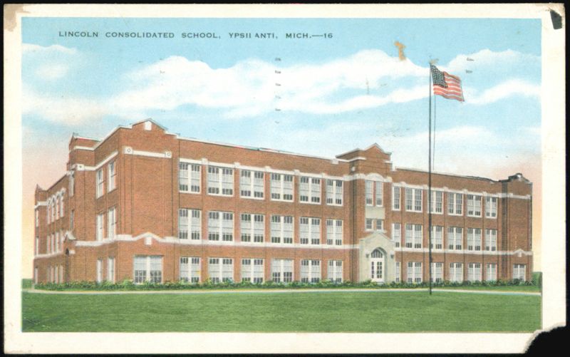Lincoln Consolidated School Building Ypsilanti Michigan