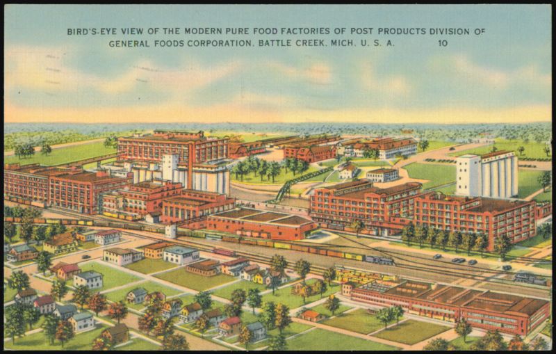 Modern Pure Food Factories, Post Products Division Battle Creek Michigan