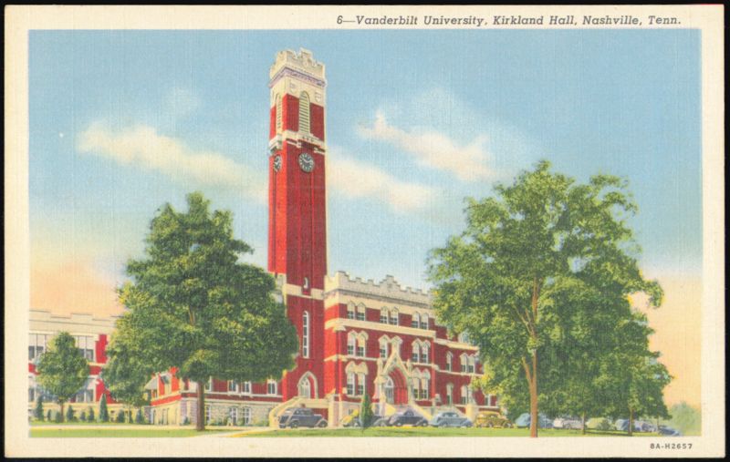 Kirkland Hall, Vanderbilt University Nashville Tennessee