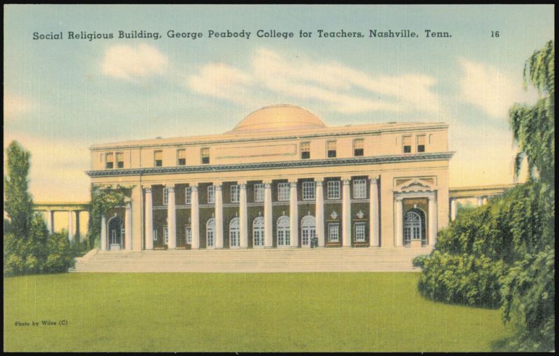Social Religious Building, George Peabody College Nashville Tennessee